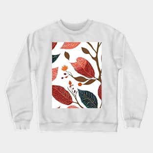 Chromatic Botanic Abstraction #37 Crewneck Sweatshirt